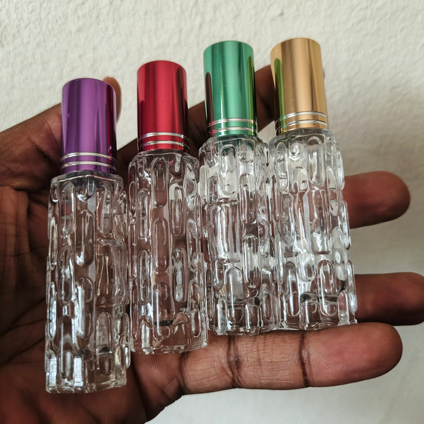 10ml - Transparent Rough Perfume Bottle
