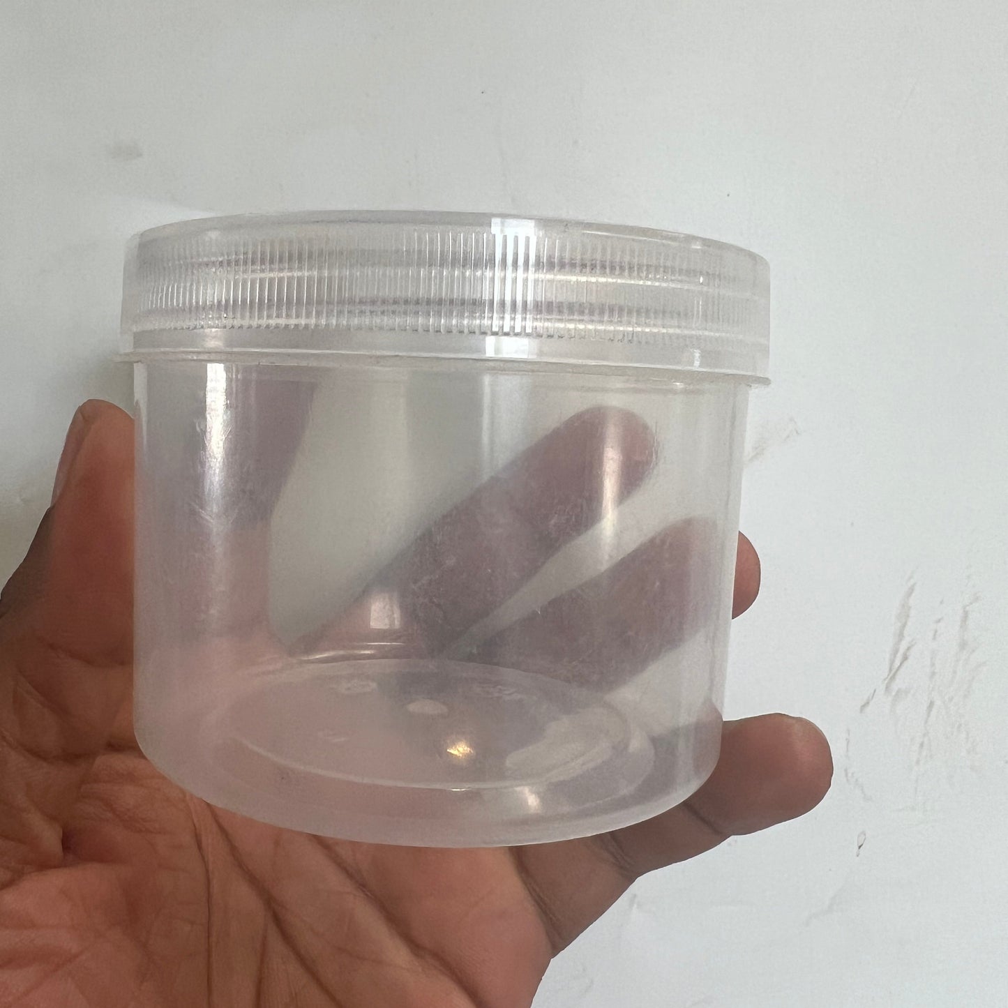 300ml local transparent jar with Transparent cover