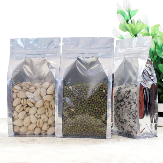 12x22 Silver Back Flat Bottom Pouch(500g-800g estimated