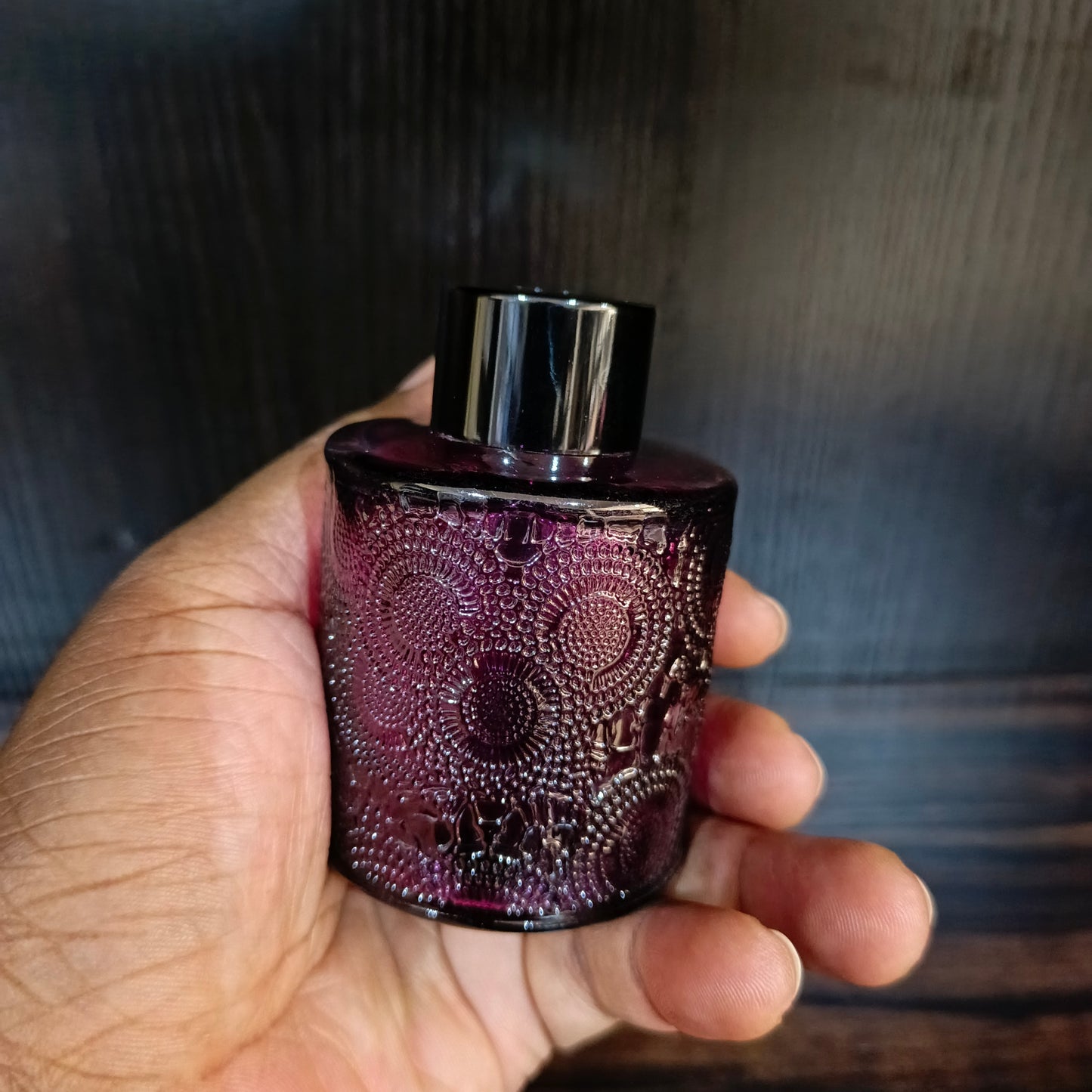 Purple Rough Round diffuser bottle 100ml