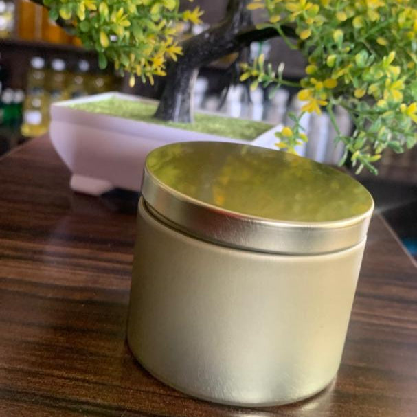 Candle Tin 4oz - Gold