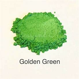 Mica Powder - Golden Green