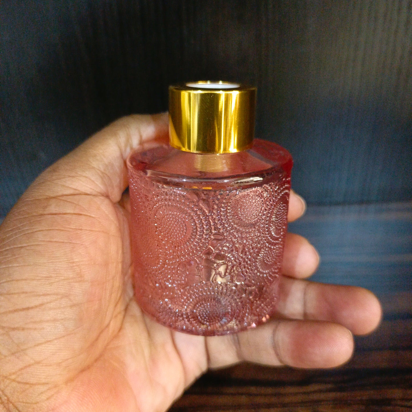 Peach Rough Round diffuser bottle 100ml