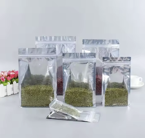 18x28 Silver Back Flat Bottom Pouch(1.5g-2kg estimated