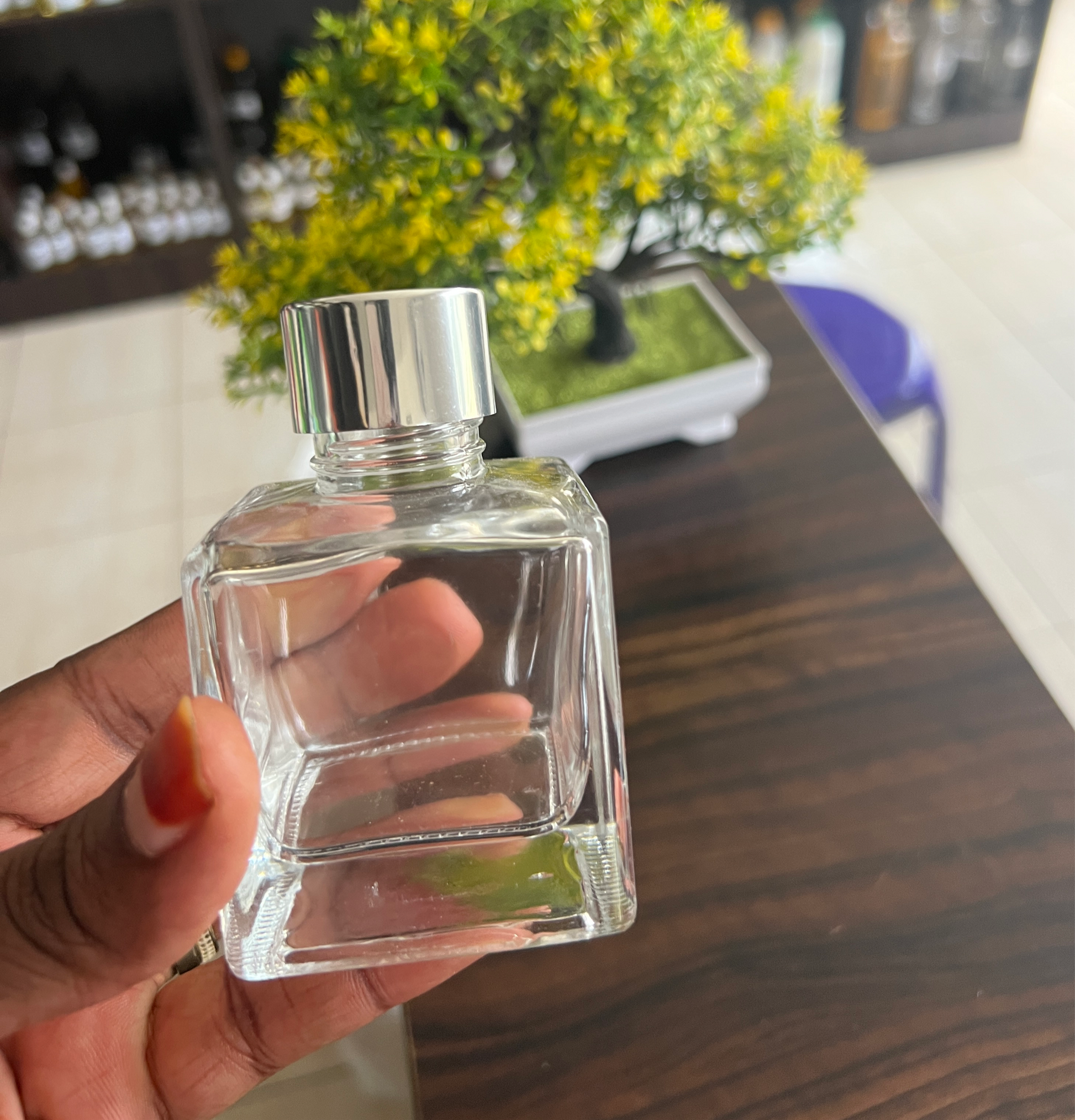 square diffuser bottle