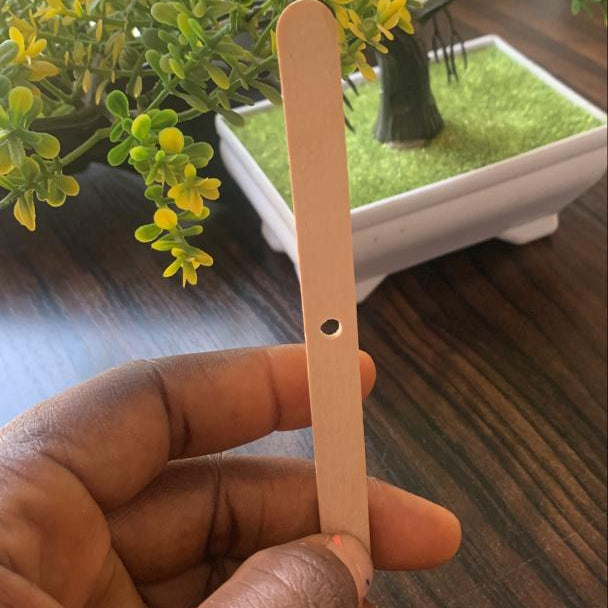 Wooden Wick Holder