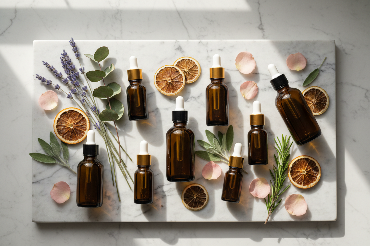 Essential Oils - Pure & Natural Aromatherapy | SKYNBotanics