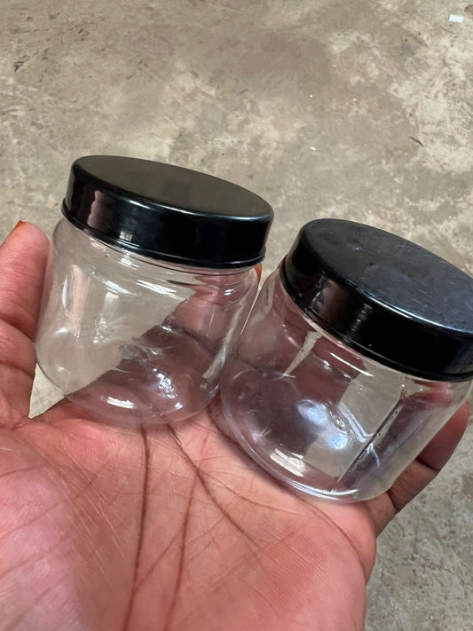 100ml local Jar with black cover