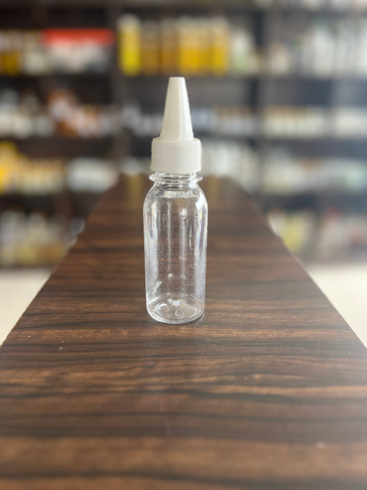 100ml short bottles with 28mm White Applicator