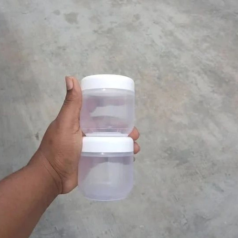 150ml Local Transparent Cup white cover