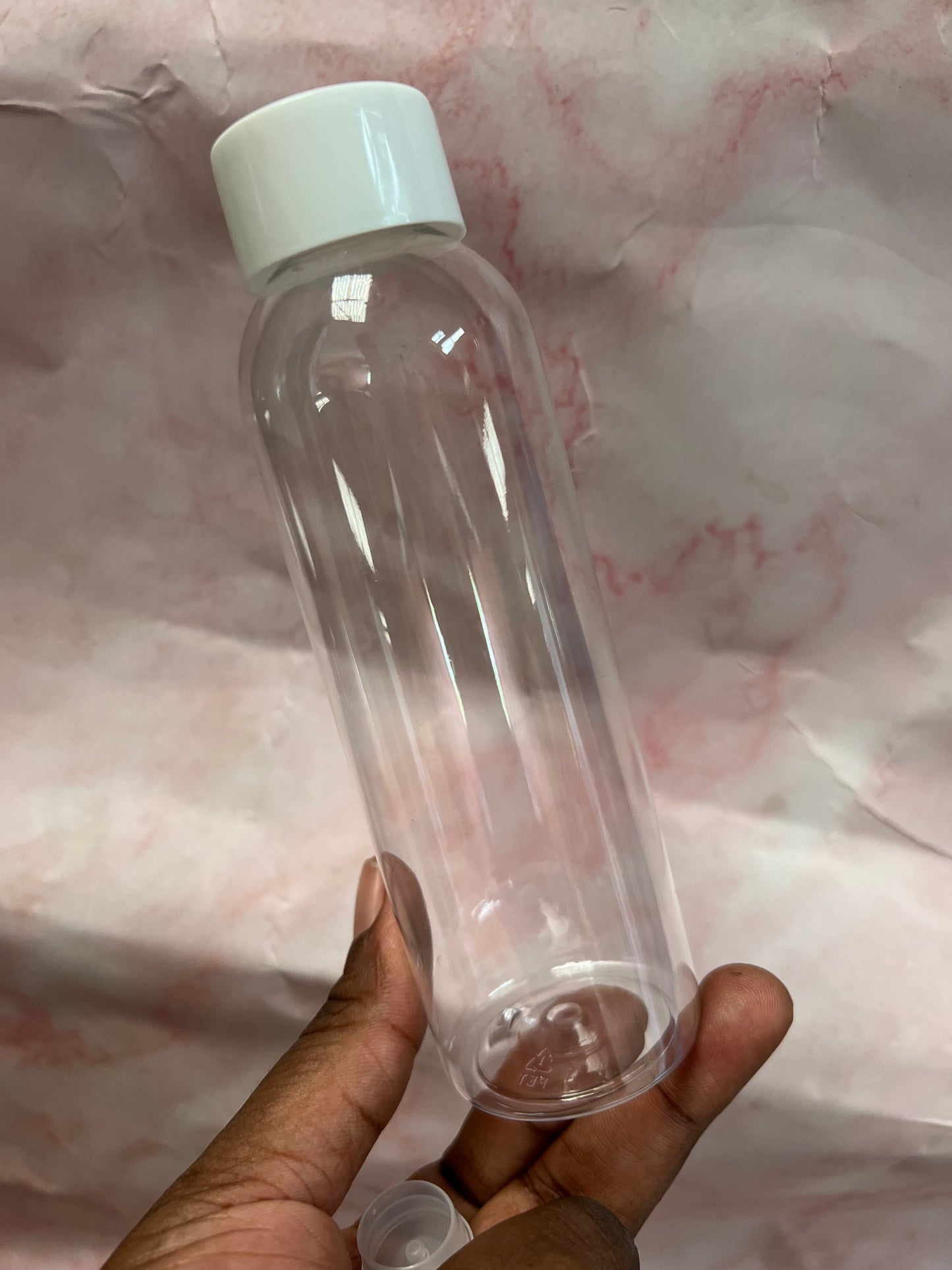 250ml transparent oil bottle with inner