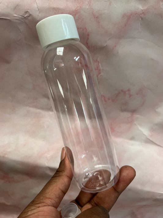 250ml transparent oil bottle with inner