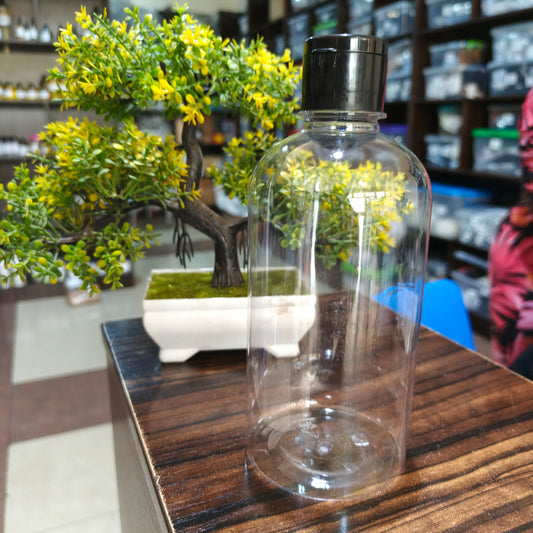 500ml Short Bottle with Black Flip (6 pieces)