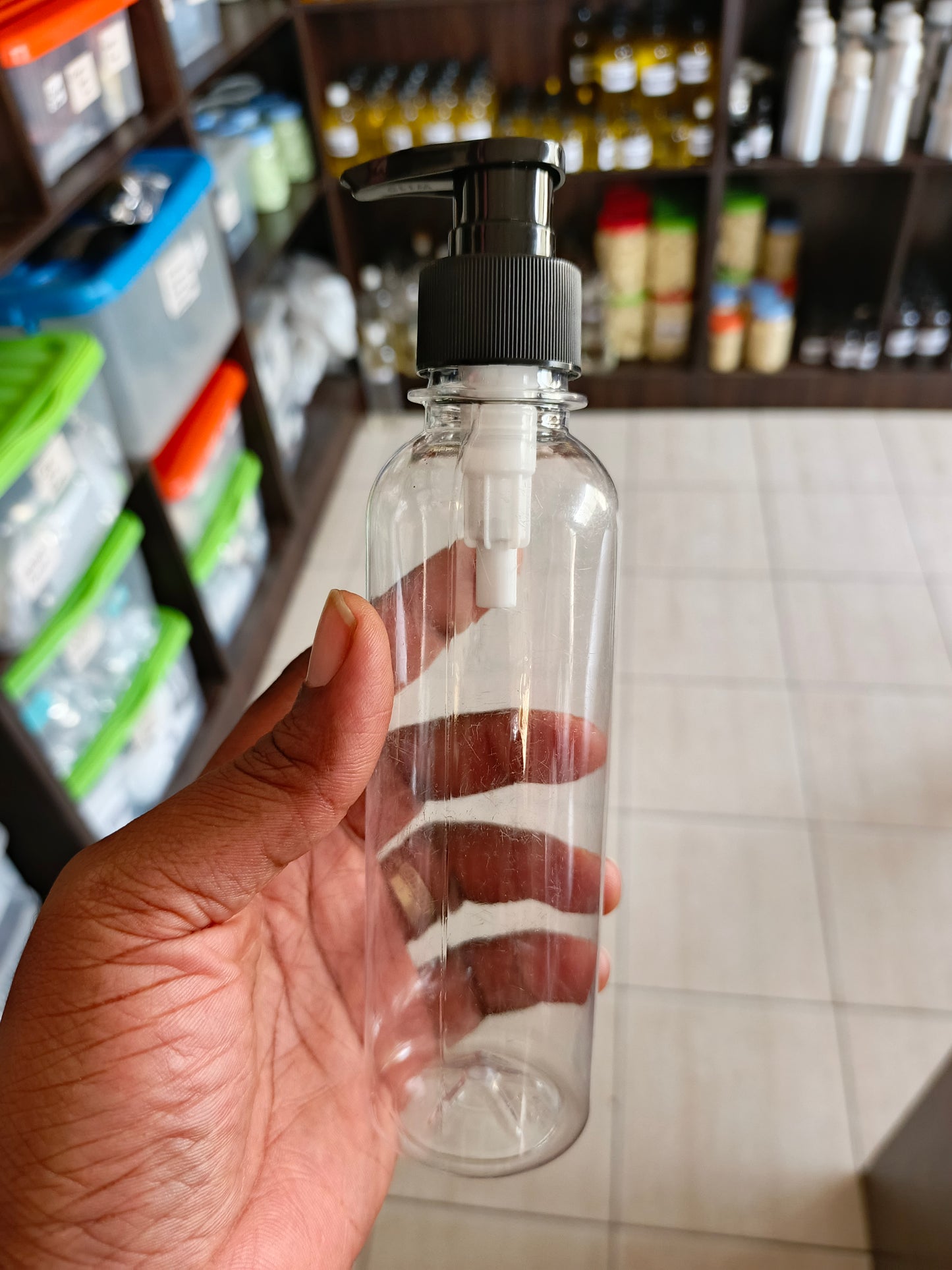 250ml Tall with Black Pump