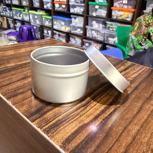 Candle Tin 4oz - Silver