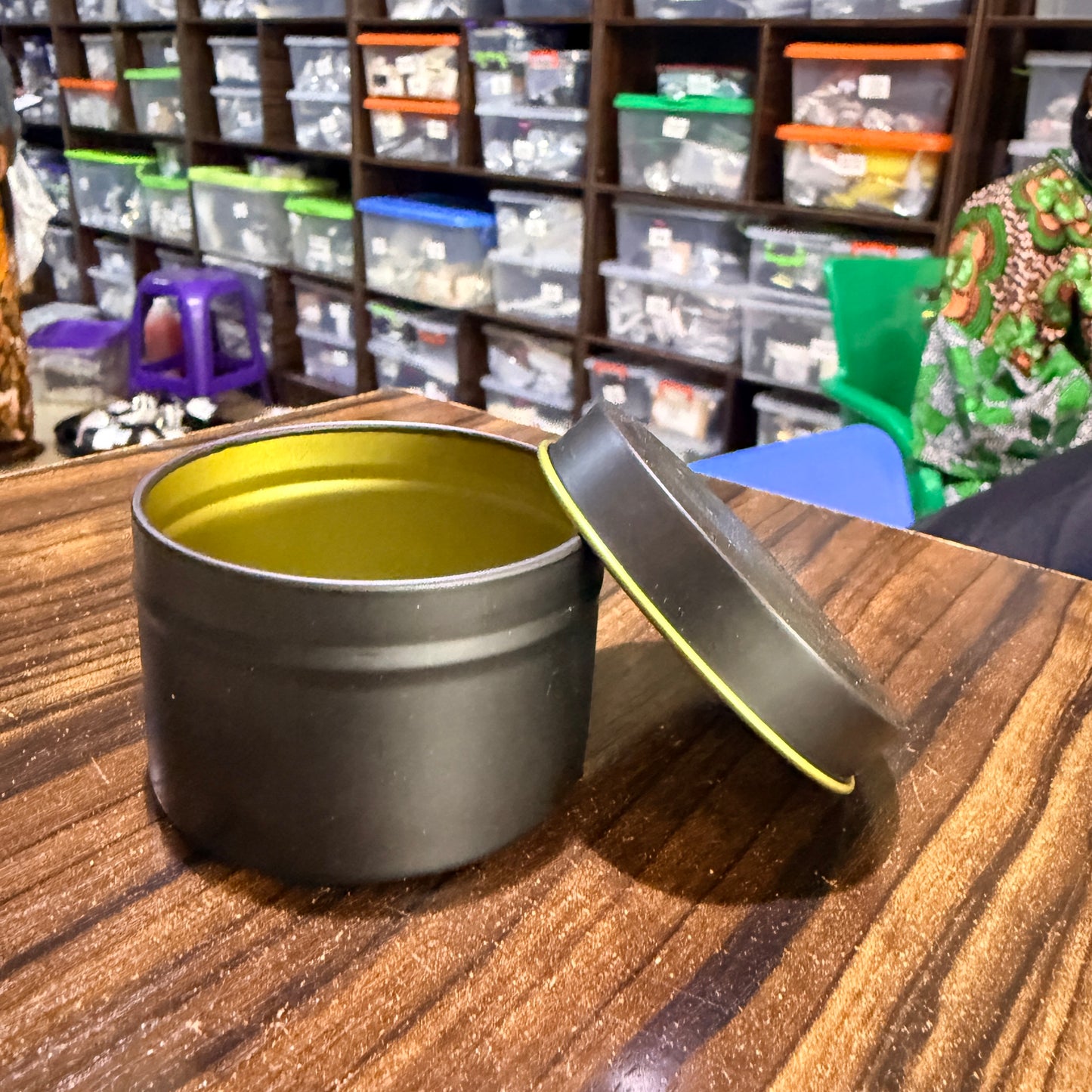 Candle Tin 4oz - Black