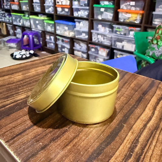Candle Tin 4oz - Gold