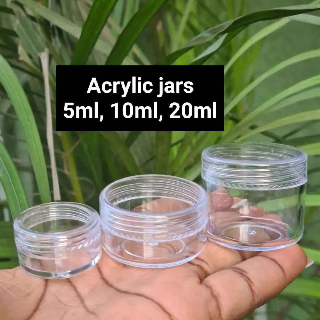 5ml Acrylic Clear Jar