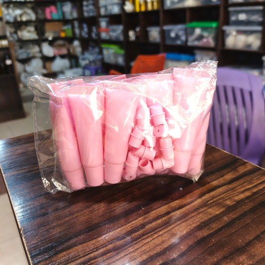 10ml Squeeze lip gloss tube - All pink