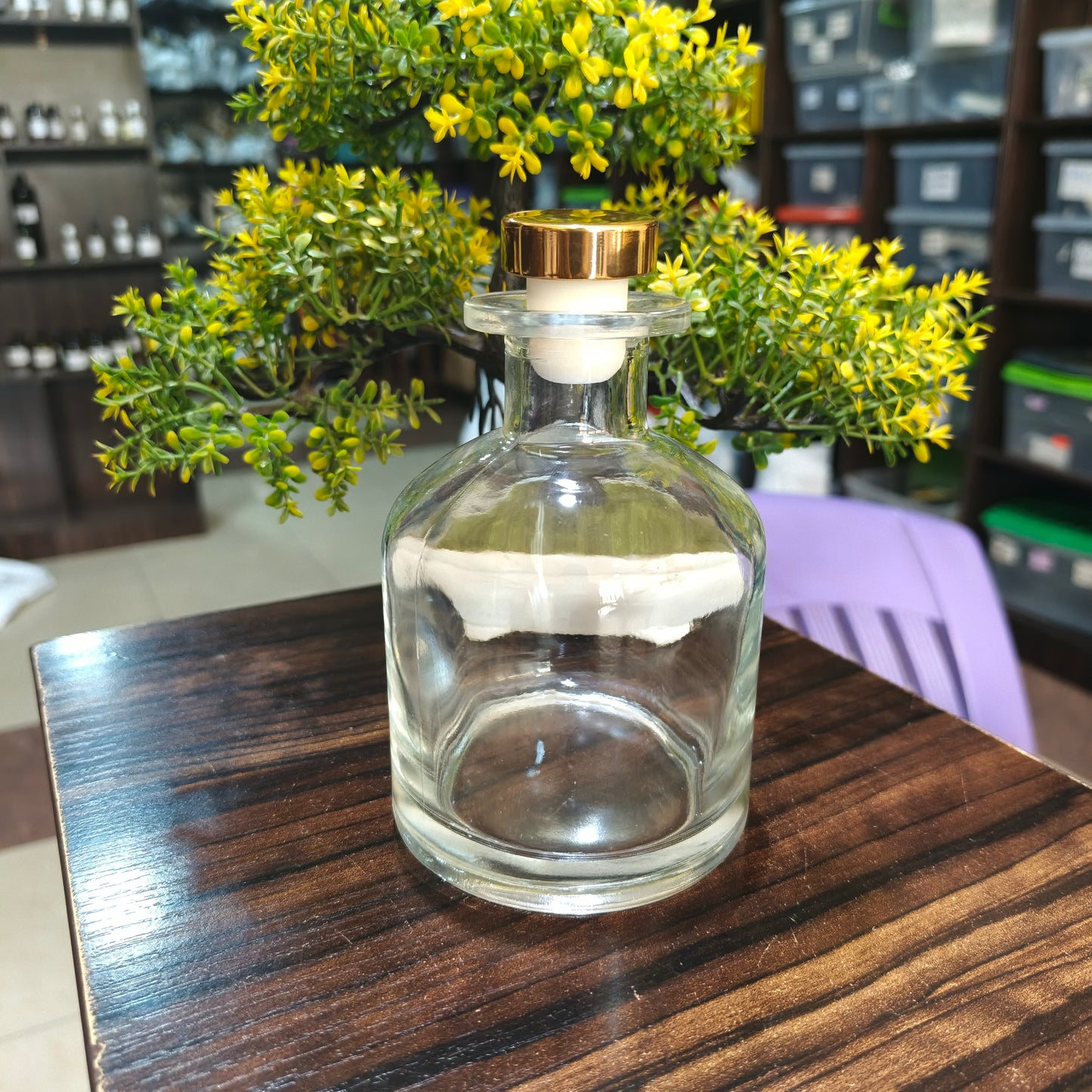 Big Transparent Genie Diffuser Bottle (250ml)