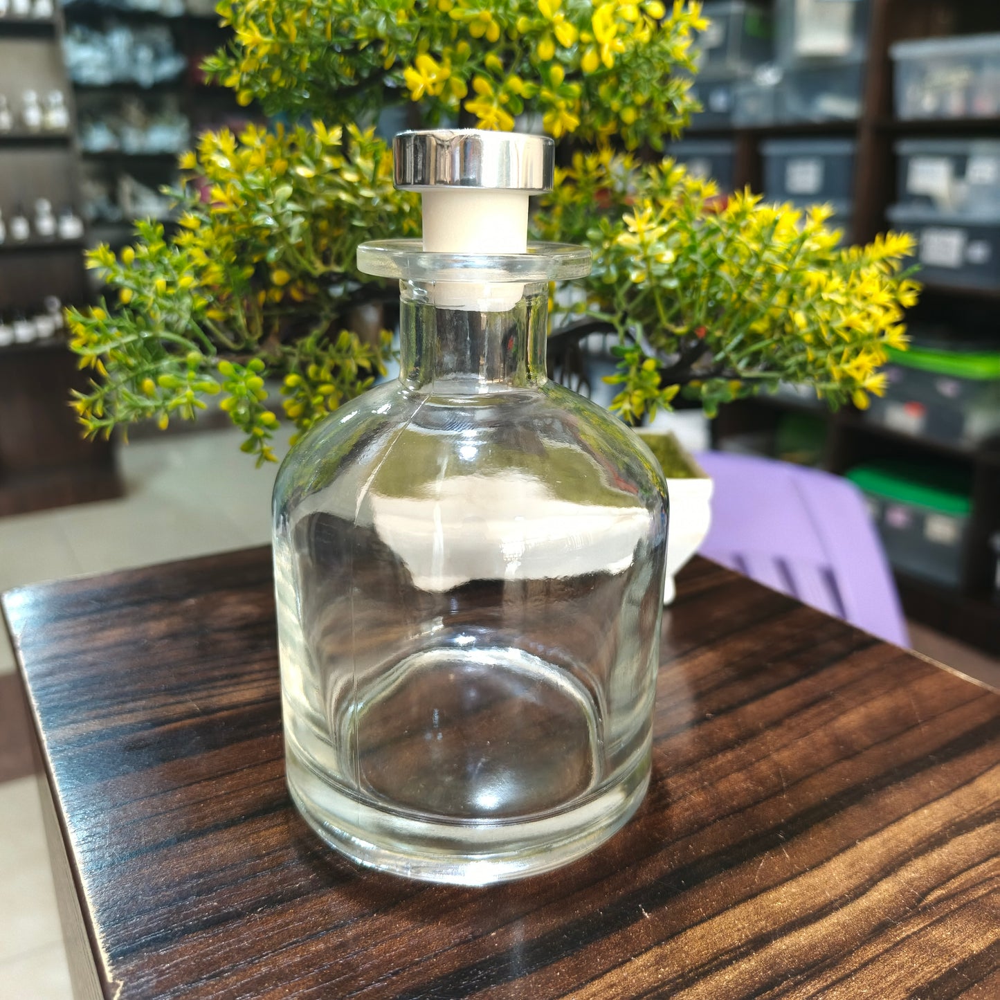 Big Transparent Genie Diffuser Bottle (250ml)