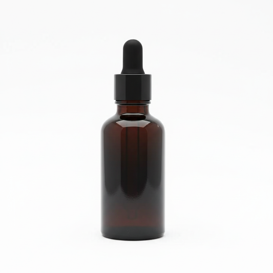 Optimized Dark Amber Dropper Bottle