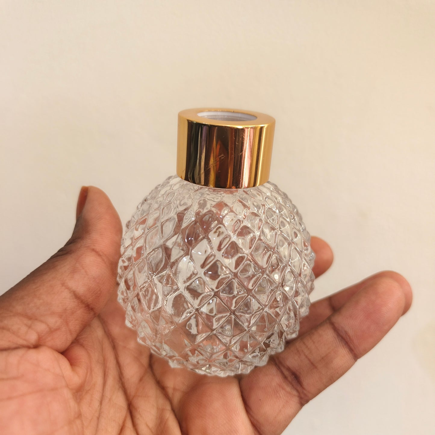 Transparent Rough Bulb diffuser bottle 100ml