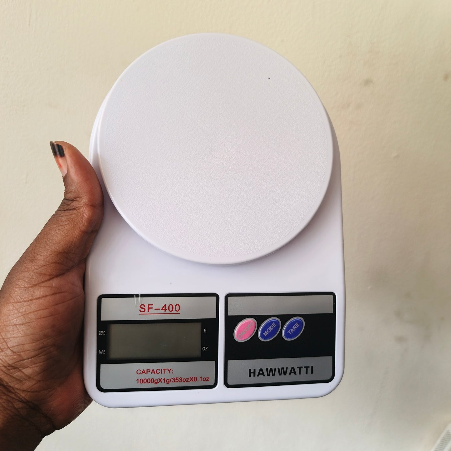 Hawwatii Digital Scale 1 g- 10kg White