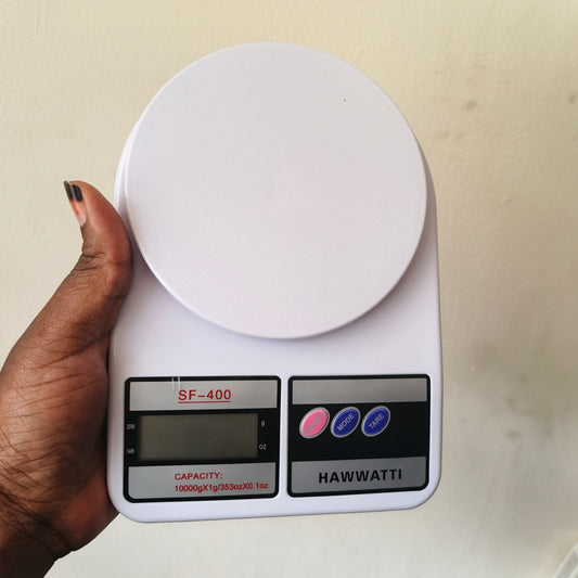 Hawwatii Digital Scale 1 g- 10kg White