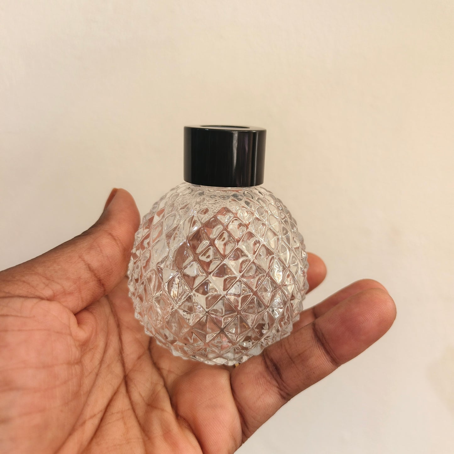 Transparent Rough Bulb diffuser bottle 100ml