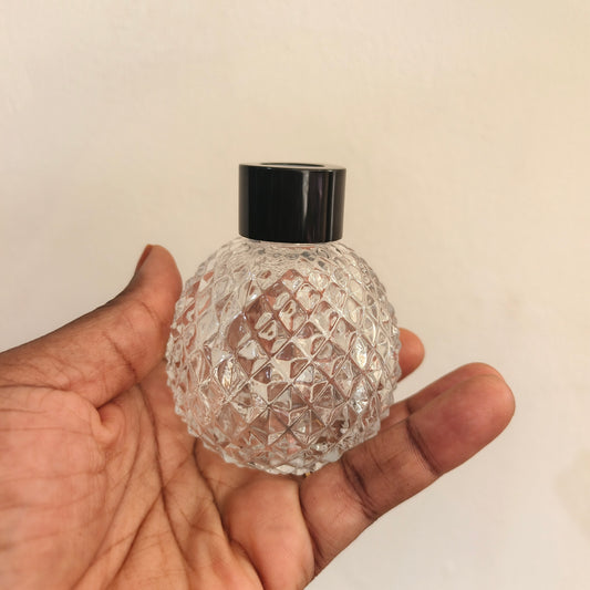 Transparent Rough Bulb diffuser bottle 100ml
