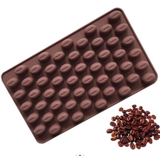 55 Cavity Silicon Coffee Bean Mold