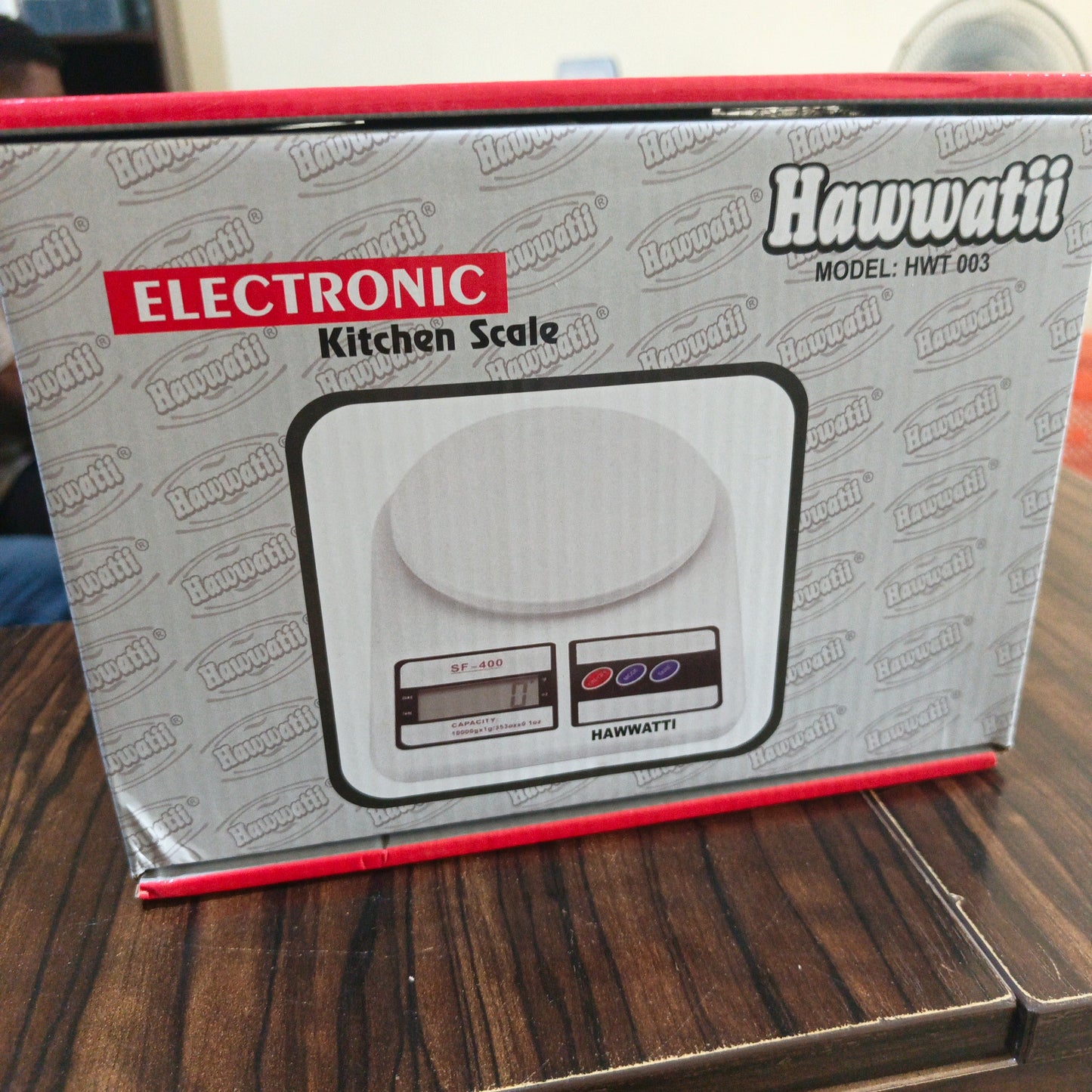 Hawwatii Digital Scale 1 g- 10kg White