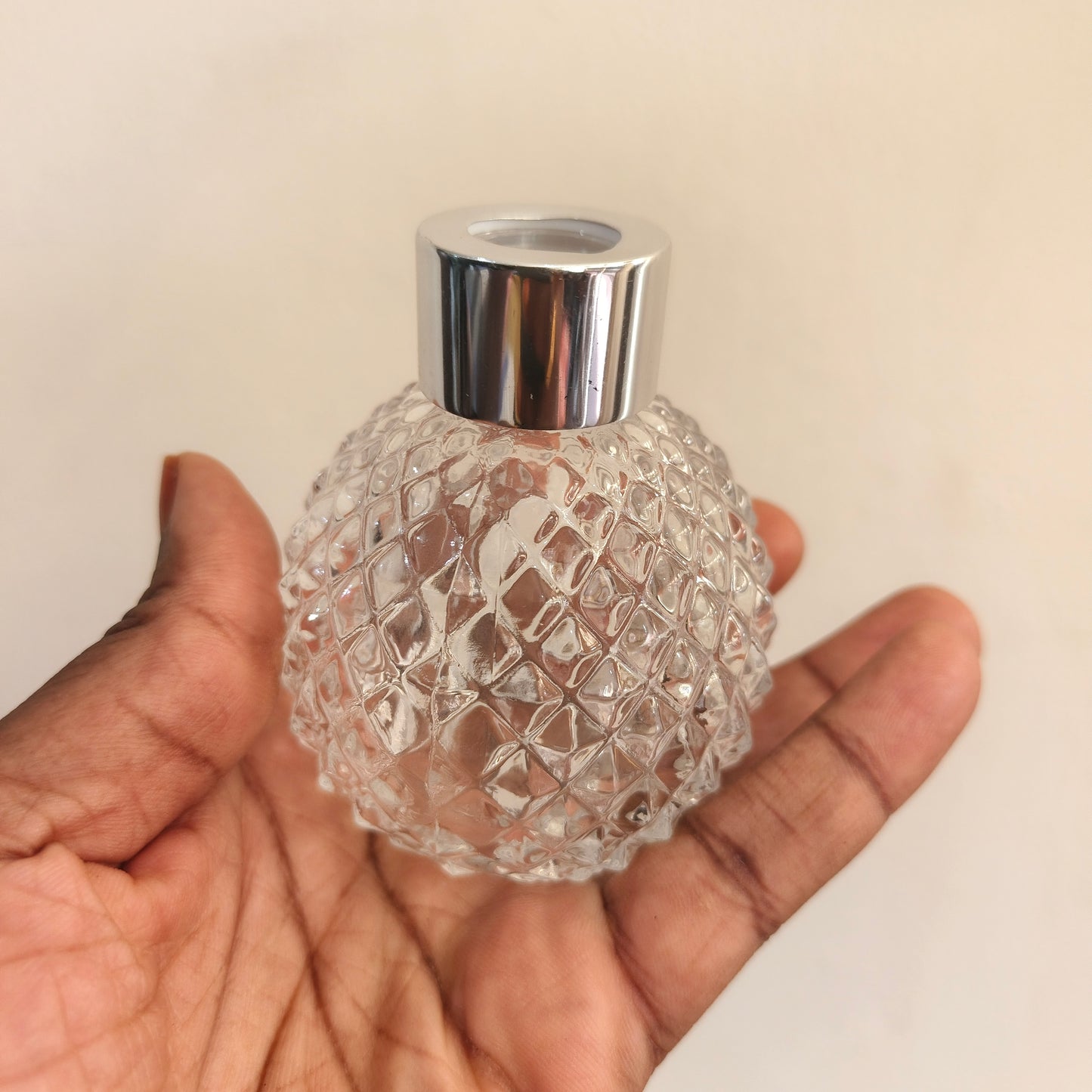 Transparent Rough Bulb diffuser bottle 100ml