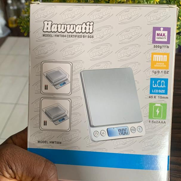 Hawwatii Digital Scale 0.01g - 500g