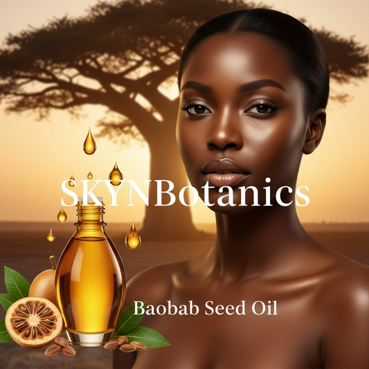 SKYNBotanics Baobab Seed Oil Ad with Product Name