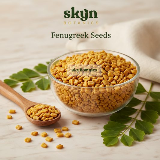 SKYNBotanics Fenugreek Seeds - With Product Name and Watermark