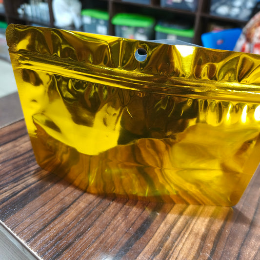 Small Chops Pouch Gold Back 14x20cm